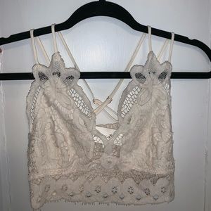 Francesca’s Soft Muslin Lace Bralette